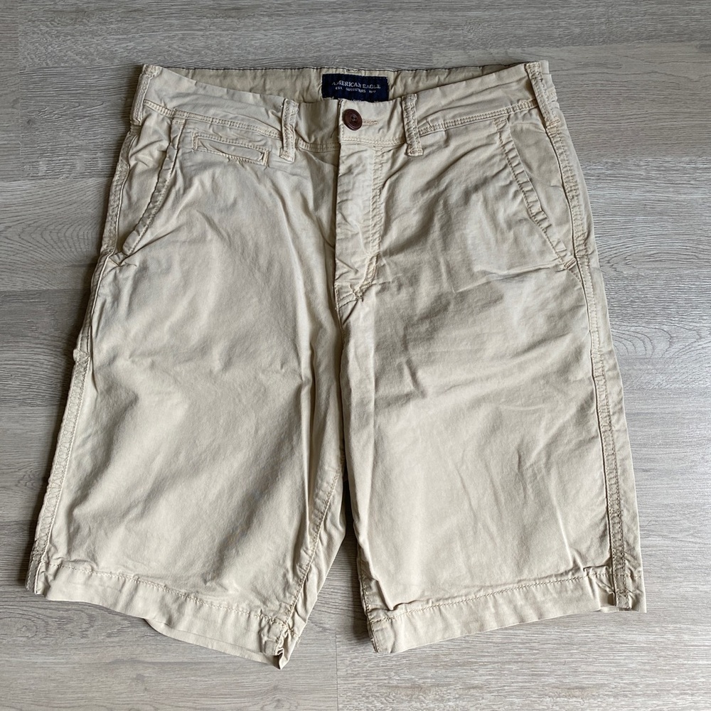 American Eagle Next Level Flex Classic fit 28 flat front shorts